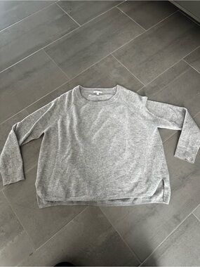 Minnie Rose Light Gray Crewneck Sweater